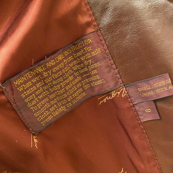 1970s Etienne Aigner Chestnut Leather Riding Jack… - image 4