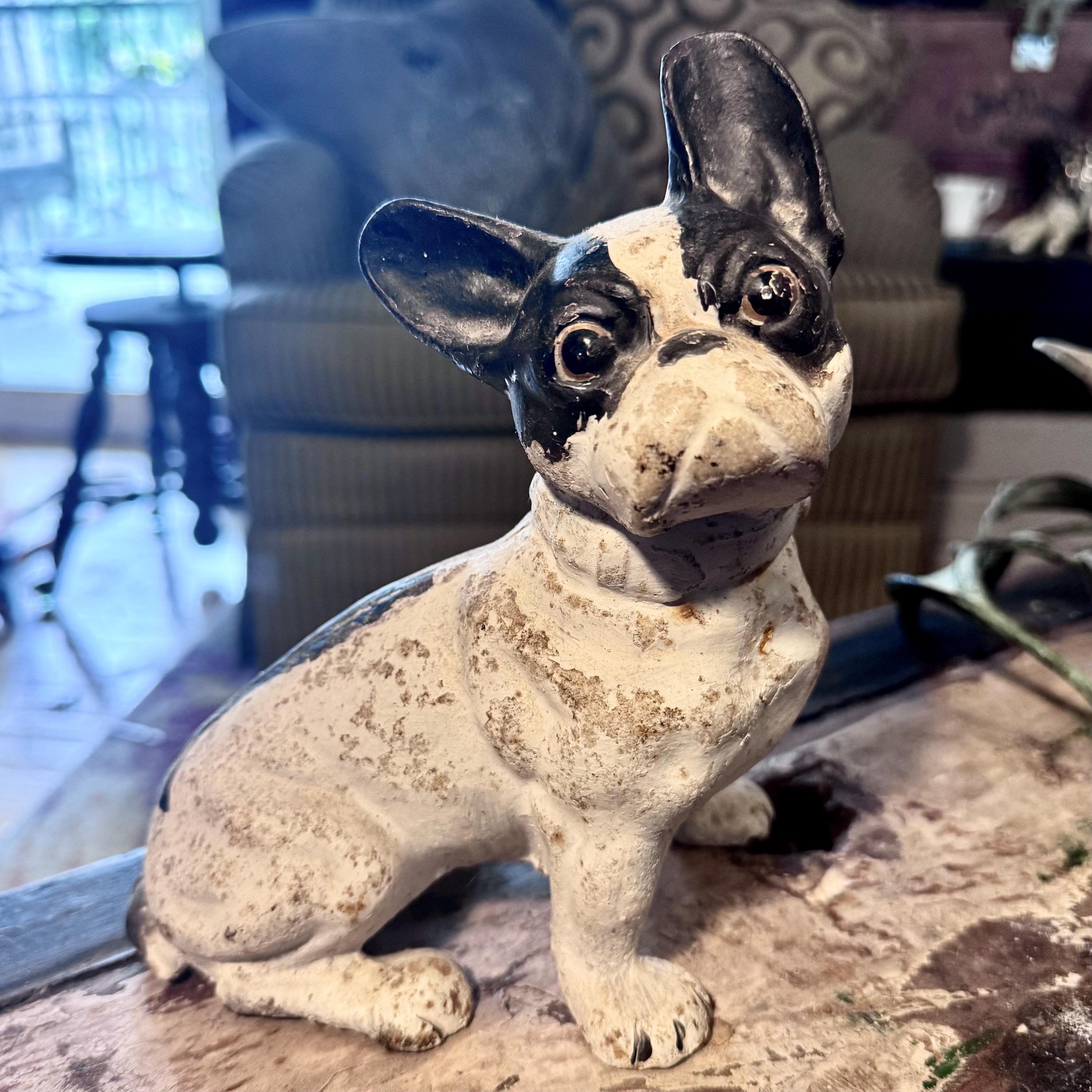 Cast Iron Hubley French Bulldog Doorstop - Etsy