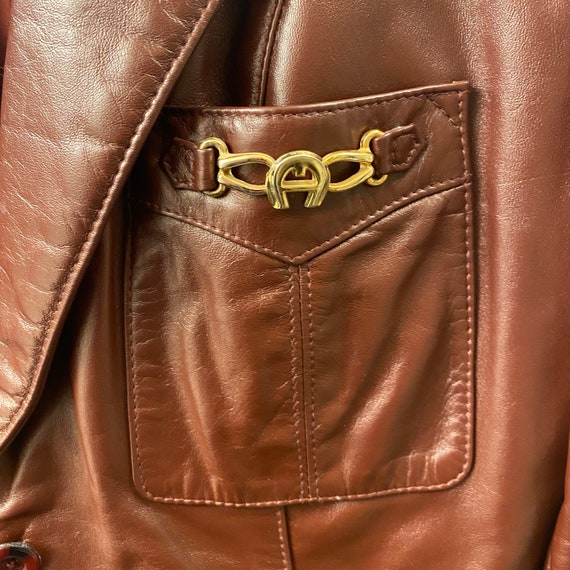 1970s Etienne Aigner Chestnut Leather Riding Jack… - image 3