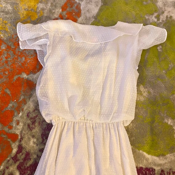 1970s Trivia by Charm of Hollywood white maxi dress Gem