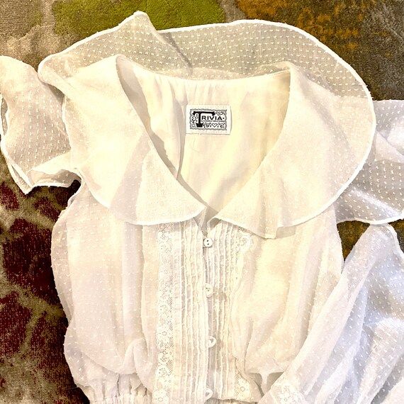 1970s Trivia by Charm of Hollywood white maxi dress Gem