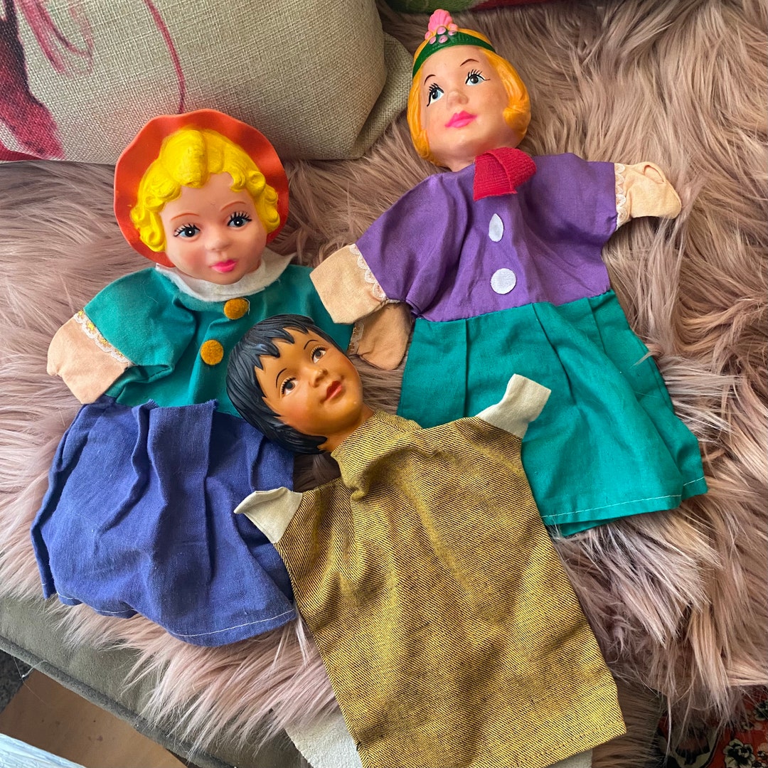 Set of 3 1960s Mr. Rogers Neighborhood Hand Puppets Etsy