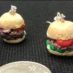 Hamburger Earrings