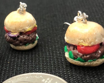 Hamburger Earrings