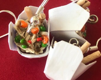 Chinese Takeout Earrings