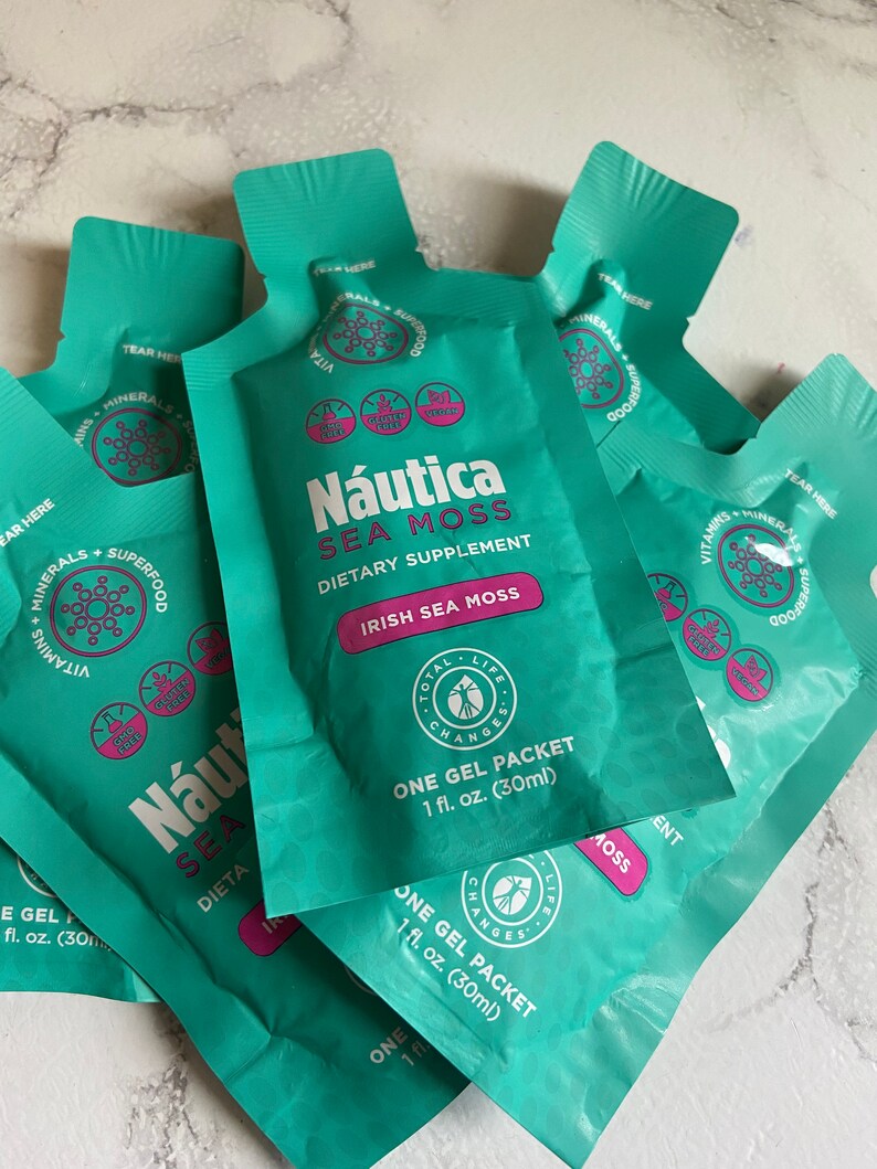 NAUTICA SEA MOSS Irish Seamoss 5 Individual Gel Pouches Total Etsy
