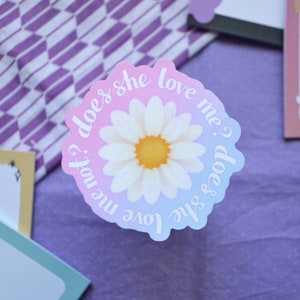 Does She Love Me? Does She Love Me Not? | Seventeen Pretty U | kpop vinyl waterproof sticker