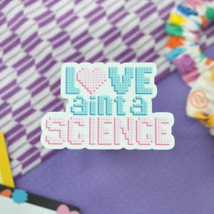 Love ain&#39;t a Science | Twice Scientist | kpop vinyl waterproof sticker