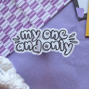 My One and Only | ENHYPEN | vinyl waterproof sticker | cute kpop sticker