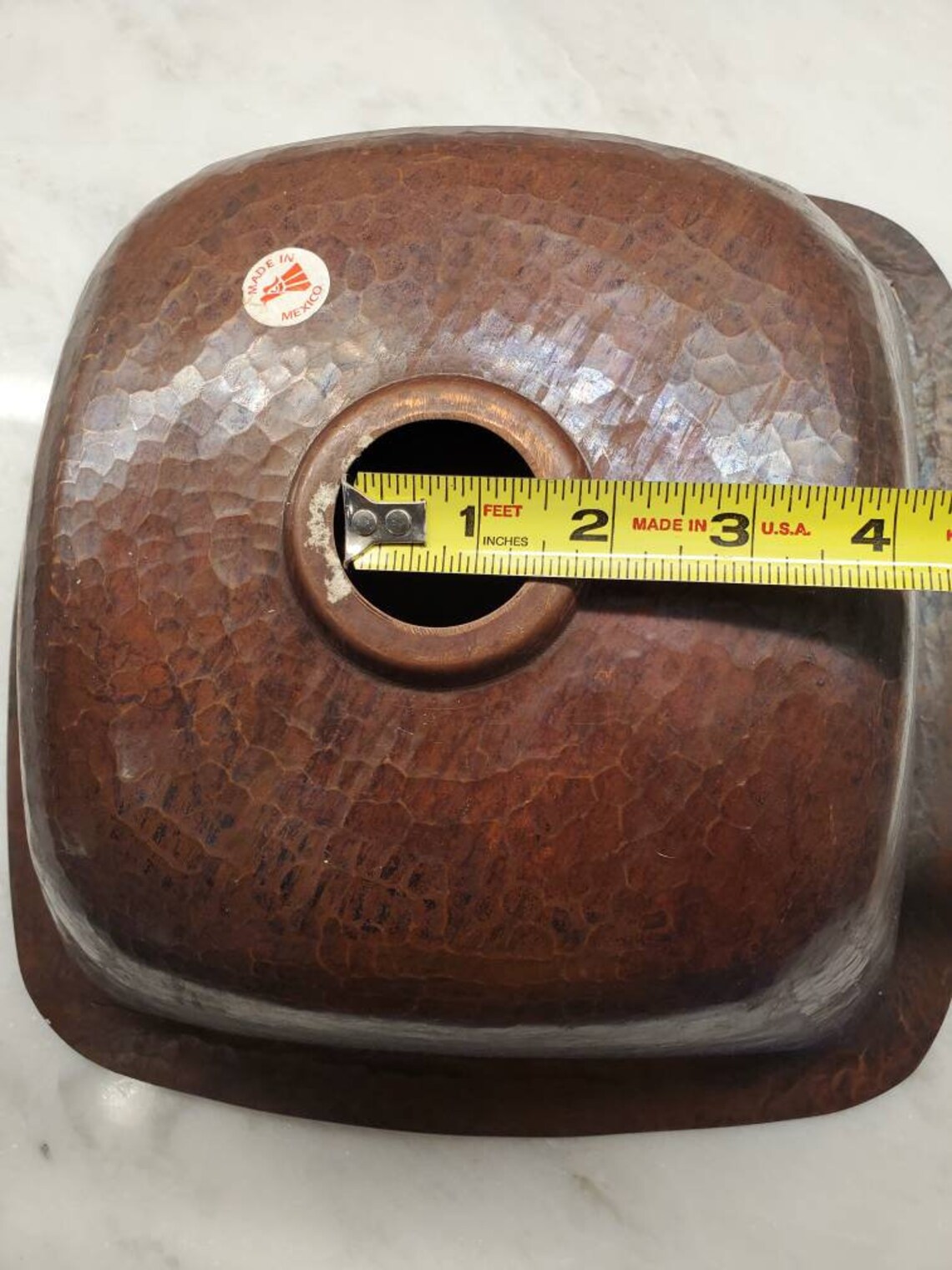 Hand Made Authentic Copper Sink made in Mexico. Etsy