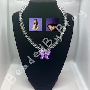 Olivia Rodrigo SOUR/GUTS Beaded Butterfly Necklace