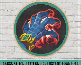 Evoker Cross Stitch Pattern, World of Warcraft Cross Stitch Pattern, WoW Cross Stitch Pattern, Video Game Cross Stitch Pattern