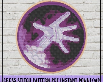 Warlock Cross Stitch Pattern, World of Warcraft Cross Stitch Pattern, WoW Cross Stitch Pattern, Video Game Cross Stitch Pattern