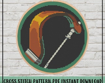 Hunter Cross Stitch Pattern, World of Warcraft Cross Stitch Pattern, WoW Cross Stitch Pattern, Video Game Cross Stitch Pattern