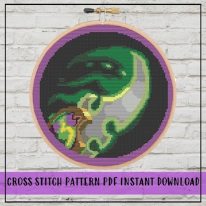 Demon Hunter Cross Stitch Pattern, World of Warcraft Cross Stitch Pattern, WoW Cross Stitch Pattern, Video Game Cross Stitch Pattern