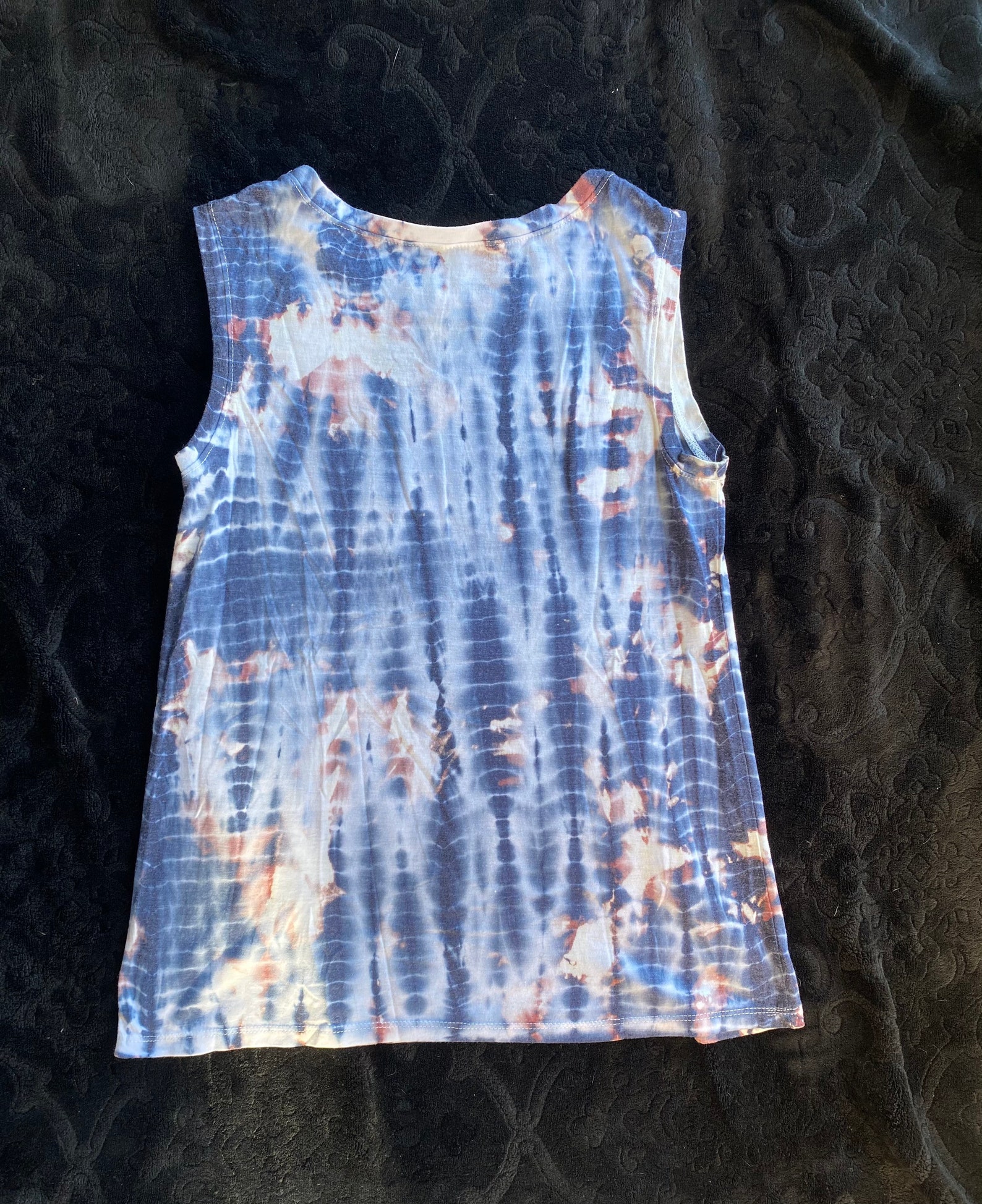 Medium Acid Wash Tye Dye USA Tank Top - Etsy UK