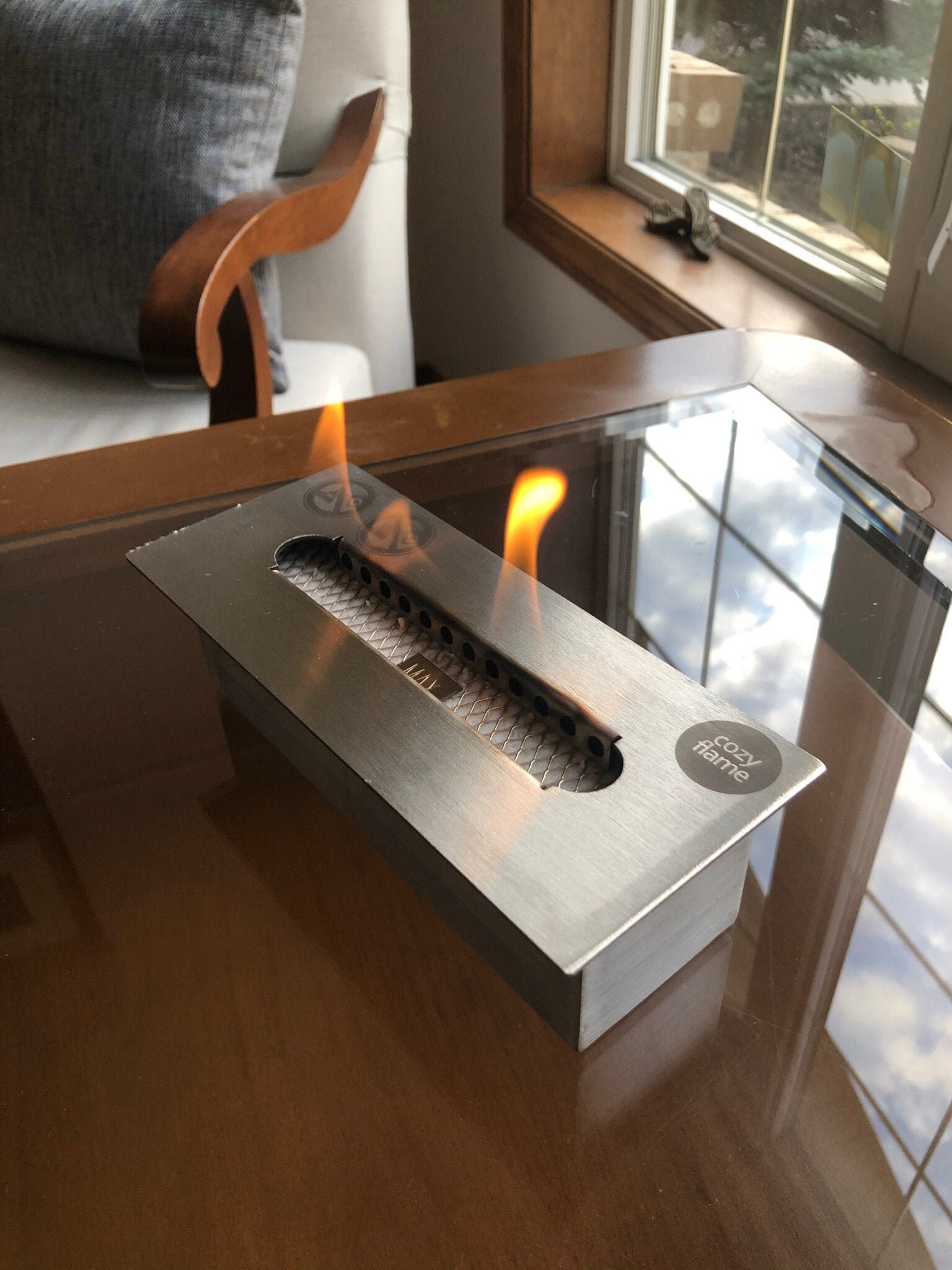 Quemador de chimenea de mesa Mini brasero recipiente de | Etsy