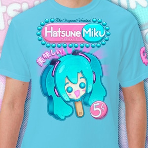 Hatsune Miku Popsicle Retro Unisex T-Shirt