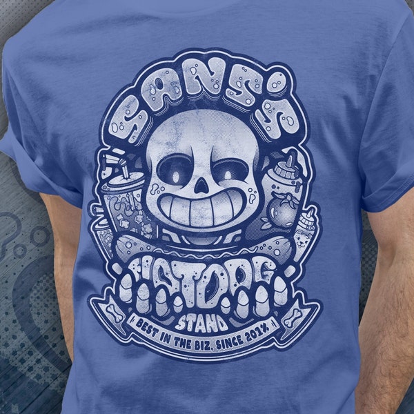 UNDERTALE : Sans's Hot Dog Stand Retro Unisex T-Shirt