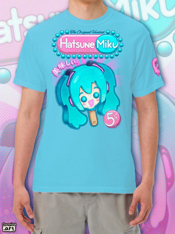 Hatsune Miku Popsicle Retro Unisex T-Shirt