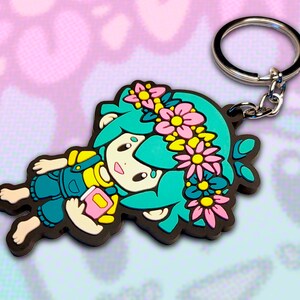 OMORI : Basil Rubber Keychain 3in - Etsy