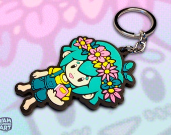 OMORI : バジルラバーキーホルダー 3インチ - Etsy 日本