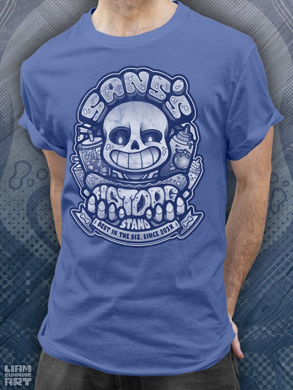 Camisa Camiseta Básica Unissex Skull Undertale