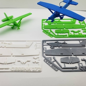 Cessna 172 Model Plane Perfect Kids Dads Gifts 3D Printed Large Card Size