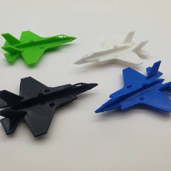 F-35 Lightning II Model Plane Perfect Kids Dads Gifts 3D Printed Card Size