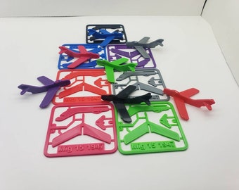 3D Printed MiG-15 Model Kit, Assembled Card Size