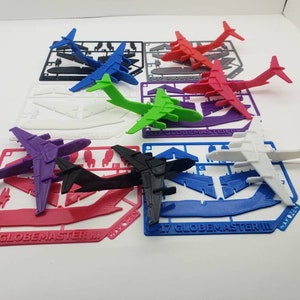 C-17 Globemaster III Model Plane Perfect Kids Dads Gifts 3D Printed Card Size