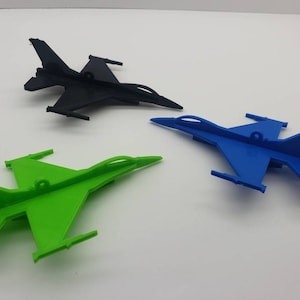 F-16 Fighting Falcon Model Plane Perfect Kids Dads Gifts 3D Printed Large Card Size