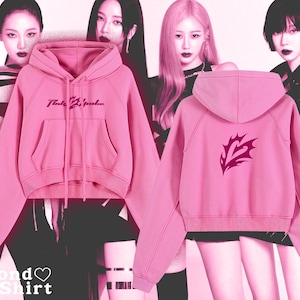 aespa - Pink Hoodie Zip-Up Set [2025 aespa Live Tour 'SYNK