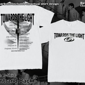 Ateez Towards the light world tour 2024 tshirt ateez tour shirt