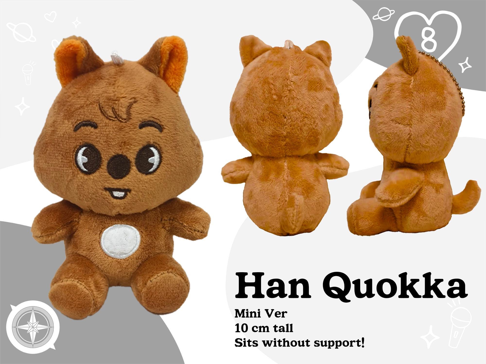 SKZOO Weighted Plushie 3 Lbs & 16 Inches Seated Mini SKZOO Wolf