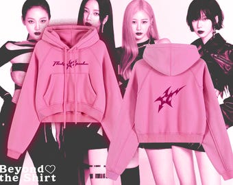 aespa ジップアップパーカー L aespa aeXIS LINE ジップアップパーカー Lサイズ aespa LIVE TOUR