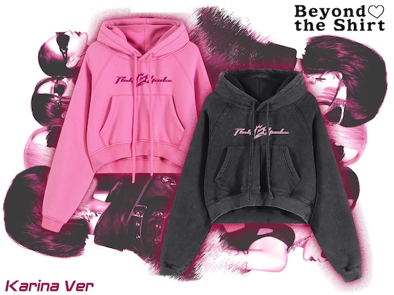 【aespa winter着用】Butterfly Hoodie Top aespaウィンターのパーカー👀 👔KEIKO Butterfly Embroidery