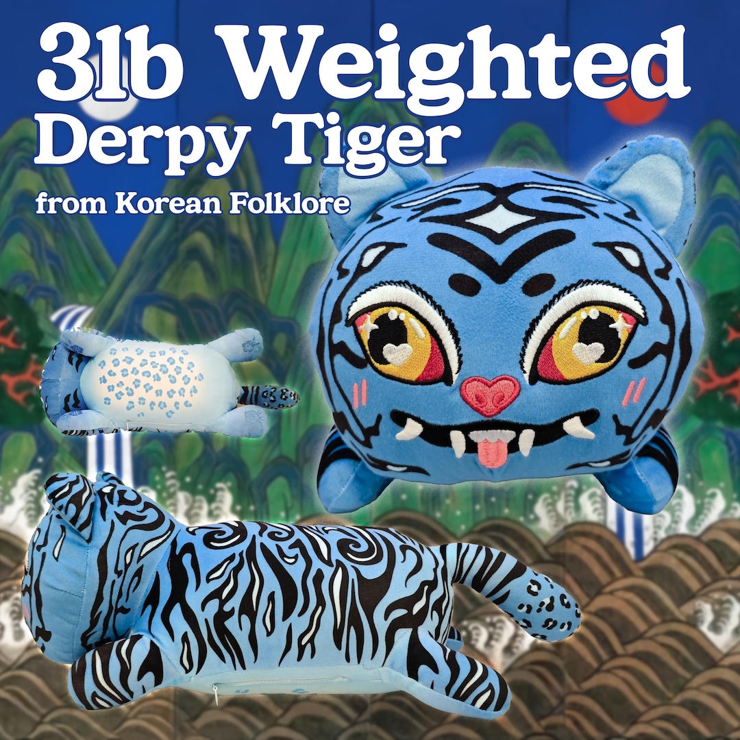 Babo Horangi Idiot Tiger Korean Folklore Plushie Korean Mythology Plush