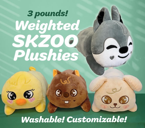 SKZOO Weighted Plushie 3 Lbs Weighted Plushie SKZOO Wolf Chan