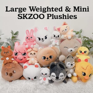 SKZOO Weighted Plushie 3 lbs & 14 inches Seated Mini SKZOO Wolf Chan Leebit Dwaekki Jiniret Han Quokka BbokAri PuppyM FoxI+Ny Stray kids