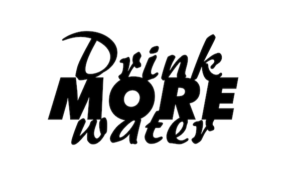 Stickers Drink More Water Sticker Papercraft etna.com.pe