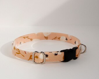 Cat collar/Babe Cat Collar /Breakaway cat collar/Silent Pet ID Plate Collar/Hand Stamped ID Collar/Handmade Cat Collar