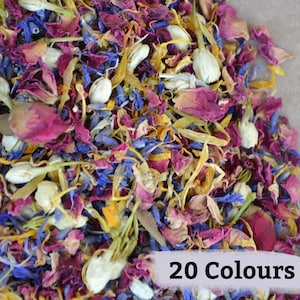 1 litre flower confetti dried flower confetti biodegradable confetti wedding confetti eco friendly  confetti wedding confetti toss