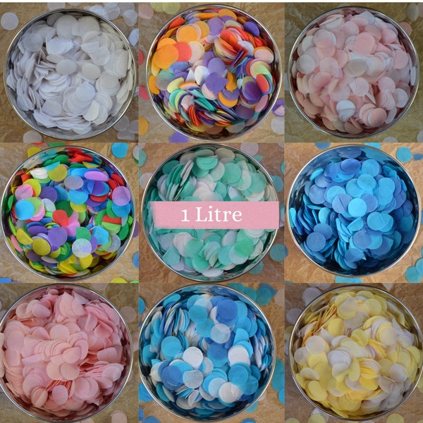 1 litre biodegradable confetti wedding confetti tissue paper confetti  eco friendly confetti wedding confetti toss