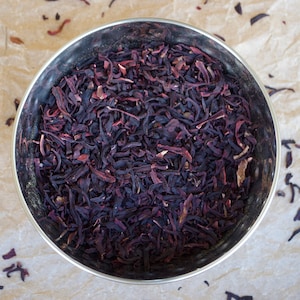 Organic Dried Hibiscus Petals , Organic Hibiscus Tea, Dry, Dried Herb, Aromatherapy,Plastic Free