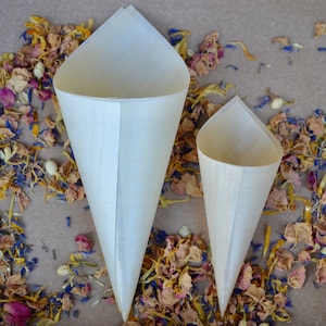 Bamboo  Confetti Cones,Biodegradable confetti Cones