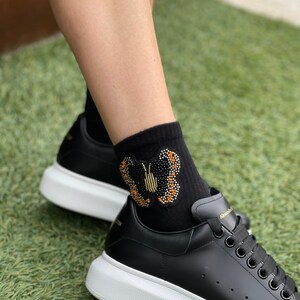 Luxury Socks - Fashionable Socks - Birthday Gift - Christmas Gift - Custom Socks -Handmade Socks - Women’s Socks