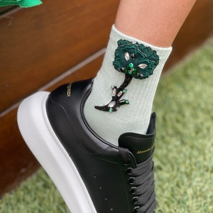 Luxury Socks - Fashionable Socks - Birthday Gift - Christmas Gift - Custom Socks -Handmade Socks - Women’s Socks