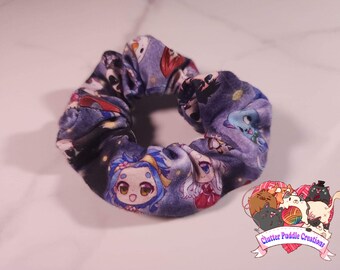 Nerdy Scrunchies, Anime Hair Bands, Fashionable Hair Accessories, Unique Stocking Stuffer, Assorted Ponytail Holders, Adorable Hair Ties