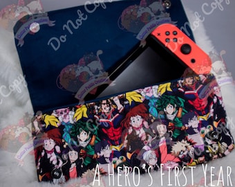 Anime Switch Case, Switch Accessories, Carrying Case, Stylish Switch Portable Cover, Switch Shell With Cartridges Holder, Nerd Gifts for Him